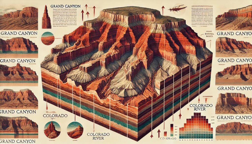 グランドキャニオンの地層とでき方